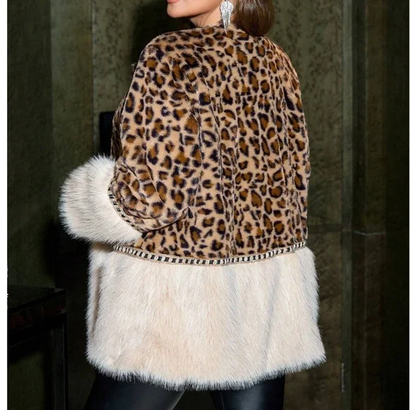 Plus Leopard Leopard Wool Coat TORRID Classic Mod Leopard Coat